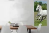 MuchoWow® Poster Pferde - Natur - Weiß 60x120 cm - Produktbild-Vorschau 2
