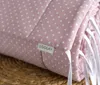 Mini PUNKTE Rosa 100% Baumwolle 360 x 30 cm BETTUMRANDUNG Produktbild-Vorschau 3