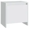 Nachttisch Weiß 45x34x44,5 cm Holzwerkstoff Produktbild-Vorschau 1