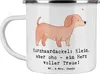 Mr. & Mrs. Panda Teetasse Kurzhaardackel Herz - Weiß - Produktbild-Vorschau 1