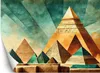Vlies fototapete Pyramiden Ägypten Abstraktion 350x245 cm Produktbild-Vorschau 1