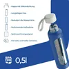 Wessper Trinkflasche aus Glas mit Silikonhülle – 0,5 L – Produktbild-Vorschau 2