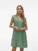 Vero Moda Josie Kurzes ärmelloses Kleid Grün S Damen Grün S Produktbild-Vorschau 1