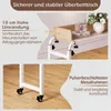 COSTWAY Tavolino da letto con rotelle, tavolino da letto Anteprima dell’immagine prodotto 5