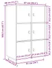 vidaXL Highboard Weiß 67x40x108,5 cm Massivholz Kiefer Produktbild-Vorschau 8