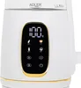 A close-up of the control panel of a white electric kettle with a digital display and temperature selection icons. Produktbild-Vorschau