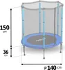 GARTENTRAMPOLIN 140 cm 4ft MIT OUTDOOR-NETZ NEOSPORT FÜR Produktbild-Vorschau 7