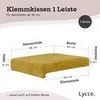 Bankauflage Klemmkissen 1 Leiste, Cordstoff extra Produktbild-Vorschau 4