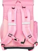 The back view of a pink backpack. Produktbild-Vorschau