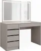 A vanity table with a large LED mirror. Produktbild-Vorschau