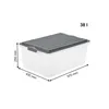 Stapelbox DIN A3, 38 l COMPACT, Farbe:Anthrazit Produktbild-Vorschau 7