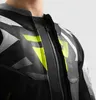 Rebelhorn Inferno Motorrad Lederjacke, schwarz/weiß/gelb, Produktbild-Vorschau 9