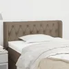 vidaXL Kopfteil mit Ohren Taupe 103x16x78/88 cm Stoff Produktbild-Vorschau 2