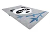 Kinderteppich PETIT PANDA grau Grau 180x270 cm Produktbild-Vorschau 3