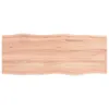 vidaXL Plateau de table 100x40x2 cm Chêne massif traité Voir les images du produit 1