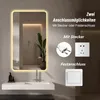 MODFU Badspiegel met LED-verlichting, badkamerspiegel met Productafbeelding-voorbeeld 9