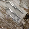 Pinze da cucina in acciaio inox per verdure e carne, set di Anteprima dell’immagine prodotto 4