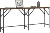 vidaXL Konsolentisch Räuchereiche 180x29x75 cm Produktbild-Vorschau 2