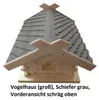 Vogelhaus (groß), Schiefer grau Produktbild-Vorschau 1