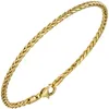 2-6mm-Zopfarmband-aus-585-Gelbgold-19cm Produktbild-Vorschau