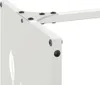 vidaXL Porta legna Bianco 40x30x80 cm Acciaio laminato a Anteprima dell’immagine prodotto 7
