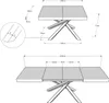 ITAMOBY - Tavolo allungabile 140/244x90 cm Volantis bianco Anteprima dell’immagine prodotto 5