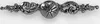 A decorative metallic ornament with floral and circular motifs. Náhľad obrázku produktu