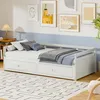 Divano letto Sweiko allungabile 90/180x200 cm con cassetti Anteprima dell’immagine prodotto 3