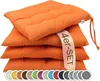 Sitzkissen Stuhlkissen 4er Set, ca. 40x40 cm, orange Produktbild-Vorschau 1