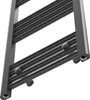 A close-up, angled view of a black radiator. Anteprima dell’immagine prodotto