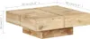 vidaXL Couchtisch 80x80x28 cm Massivholz Mango Produktbild-Vorschau 5