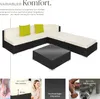 tectake® Aluminium Rattan Lounge Paris wetterfest und Produktbild-Vorschau 3