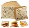 200 Stk Burger Papier 15x15cm Dicke Deli Papierblätter Produktbild-Vorschau 1