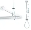Libaro Duschvorhangstangen Universal Set für Badewannen Produktbild-Vorschau 15