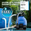 MONZANA® Pompe filtre à sable 10,2 m³ auto-amorçante pour Voir les images du produit 3