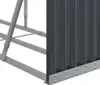 vidaXL Riparo per legna da ardere antracite 300x45x100 cm Anteprima dell’immagine prodotto 6