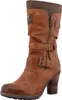 A single brown boot is shown against a white background. Voir les images du produit