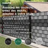 HOLZBRINK Fascia strisce frangivista PP per recinzione | 19 Anteprima dell’immagine prodotto 6