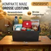 MONZANA® Fahrradanhänger mit 90L Kunststoffwanne inklusive Produktbild-Vorschau 5