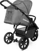 A studio shot of a gray stroller. Náhľad obrázku produktu