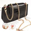 Handtasche Kette Metall Gold 100cm Trageriemen mit 2Pcs Produktbild-Vorschau 4