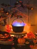 Halloween-Deko Rauch und LED-Leuchte bunt 5cm - Produktbild-Vorschau 1