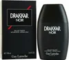 A black bottle of Drakkar Noir eau de toilette and its packaging are shown against a white background. Anteprima dell’immagine prodotto