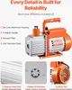 Vakuumpumpe 6 CFM HVAC 2-stufige Drehschieber-Vakuumpumpe Produktbild-Vorschau 5