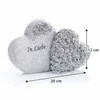 Grabdeko "Herz Duo" - In Liebe - 20 x 13 cm - Grabschmuck Produktbild-Vorschau 3