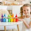 Montessori-Spielzeug „Regenbogen Steckpuppen in Tassen mit Produktbild-Vorschau 2