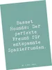 Mr. & Mrs. Panda Postkarte Spruch Basset Hound Freund - Produktbild-Vorschau 1