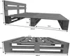 Lermowood Palettenbett M2 160 x 200 cm mit Kopfteil und 2 Produktbild-Vorschau 3