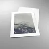 Poster - Poster ohne Rahmen - Berge Wald Nebel - 30x40 cm - Produktbild-Vorschau 3