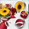 Kytice, slunečnice, mýdlo, červená růže, elegantní dárek Náhled obrázku produktu 4
